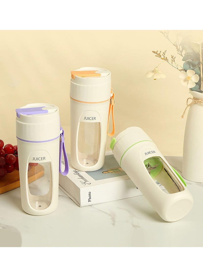 Panvil Portable Juice Blender Bottle – USB Rechargeable Personal Mini Blender for Smoothies & Shakes, Fresh Fruit Electric Juice Mixer, Compact Travel Blender for Home, Office, Gym & Outdoor Use - Image 3